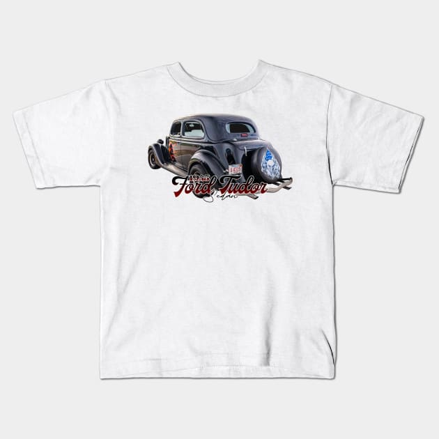 1935 Ford Tudor Sedan Kids T-Shirt by Gestalt Imagery